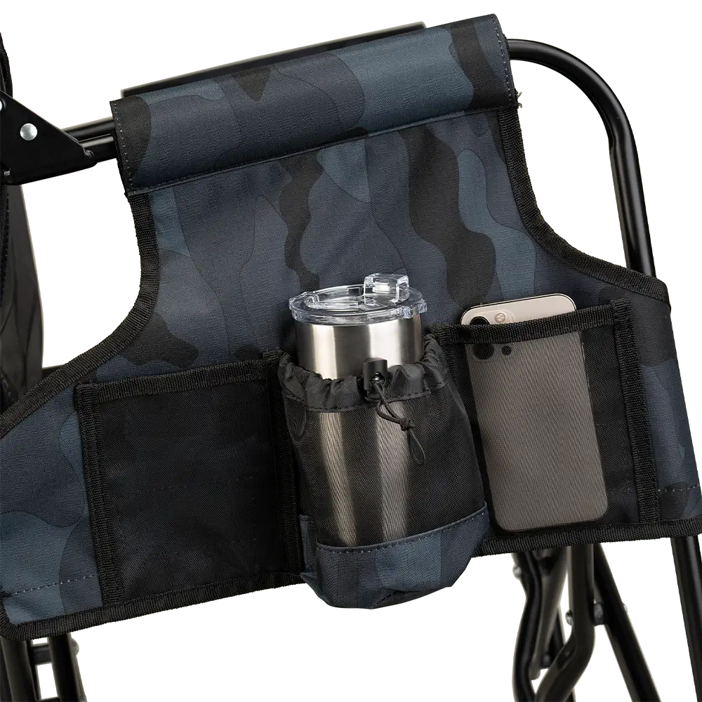 Smooth Motion Stowaway Rocker - Choice 794 - Heavy-Duty Kickback Rocker with Beverage Holder Detail