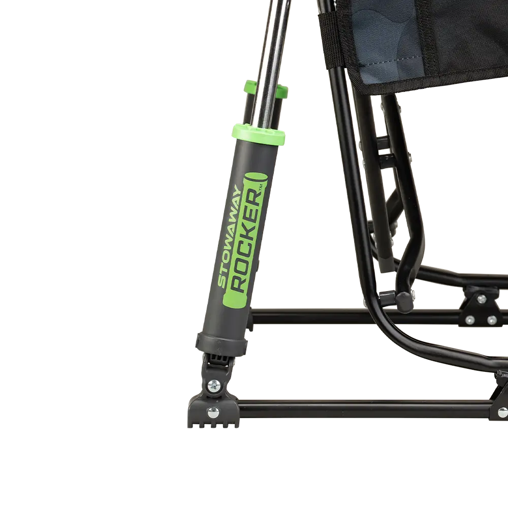 Smooth Motion Stowaway Rocker - Choice 794 - Heavy-Duty Kickback Rocker with Beverage Holder Detail