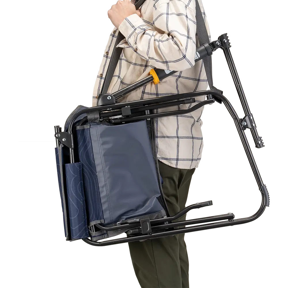 Smooth Motion Stowaway Rocker - Choice 794 - Heavy-Duty Kickback Rocker with Beverage Holder Detail