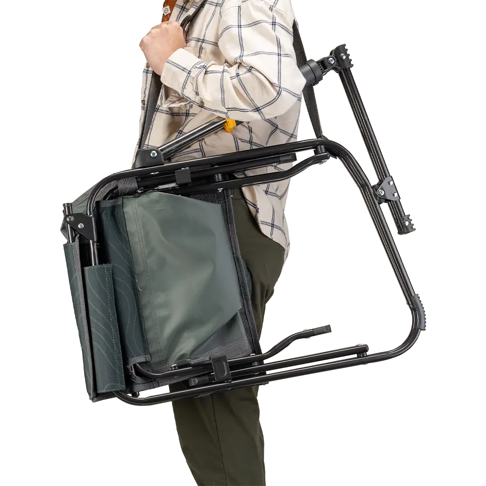 Smooth Motion Stowaway Rocker - Choice 794 - Heavy-Duty Kickback Rocker with Beverage Holder Detail