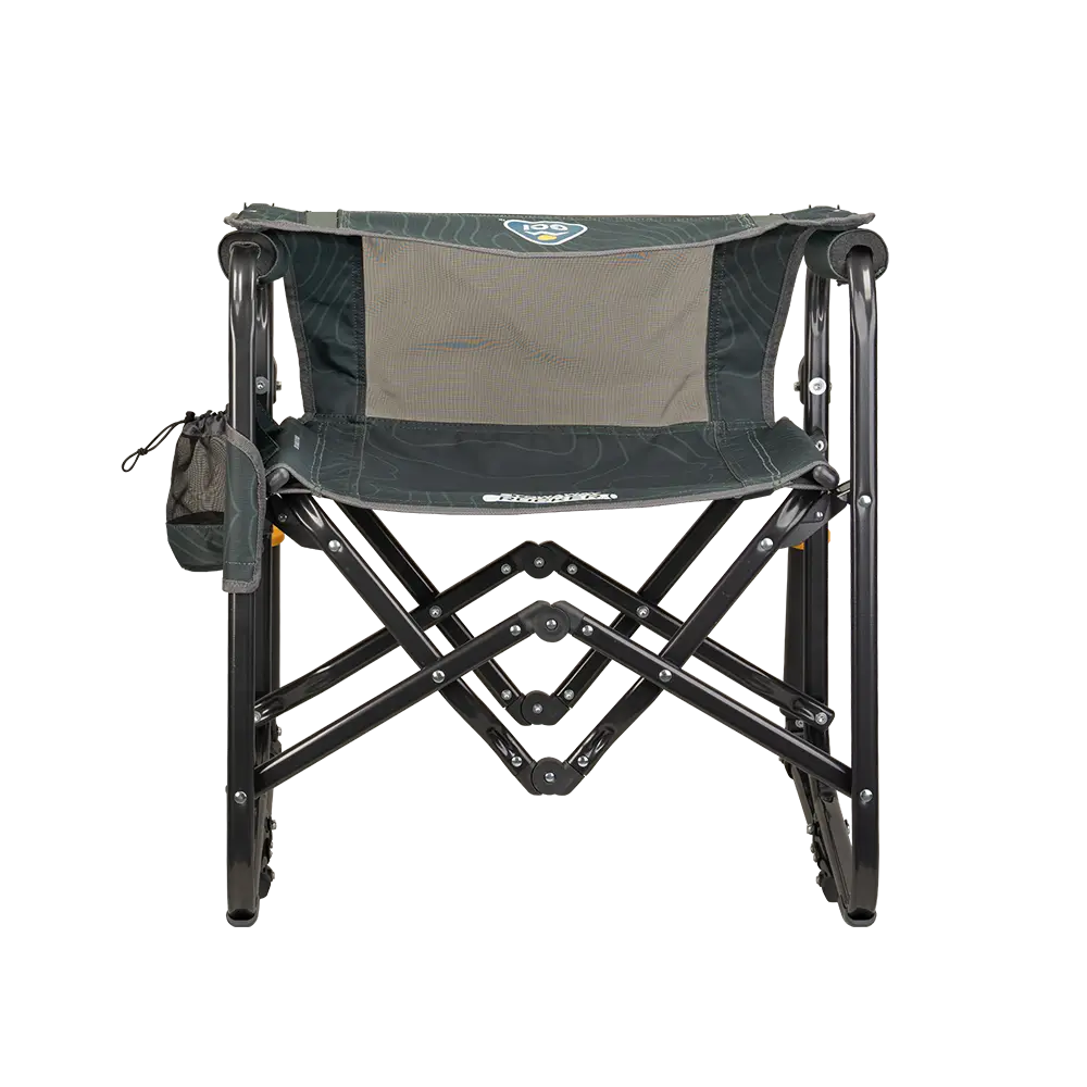 Smooth Motion Stowaway Rocker - Choice 794 - Heavy-Duty Kickback Rocker with Beverage Holder Detail