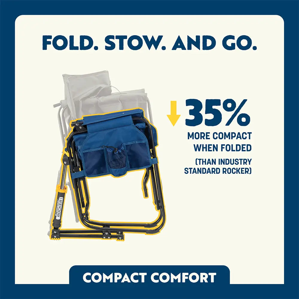 Smooth Motion Stowaway Rocker - Choice 794 - Heavy-Duty Kickback Rocker with Beverage Holder Detail