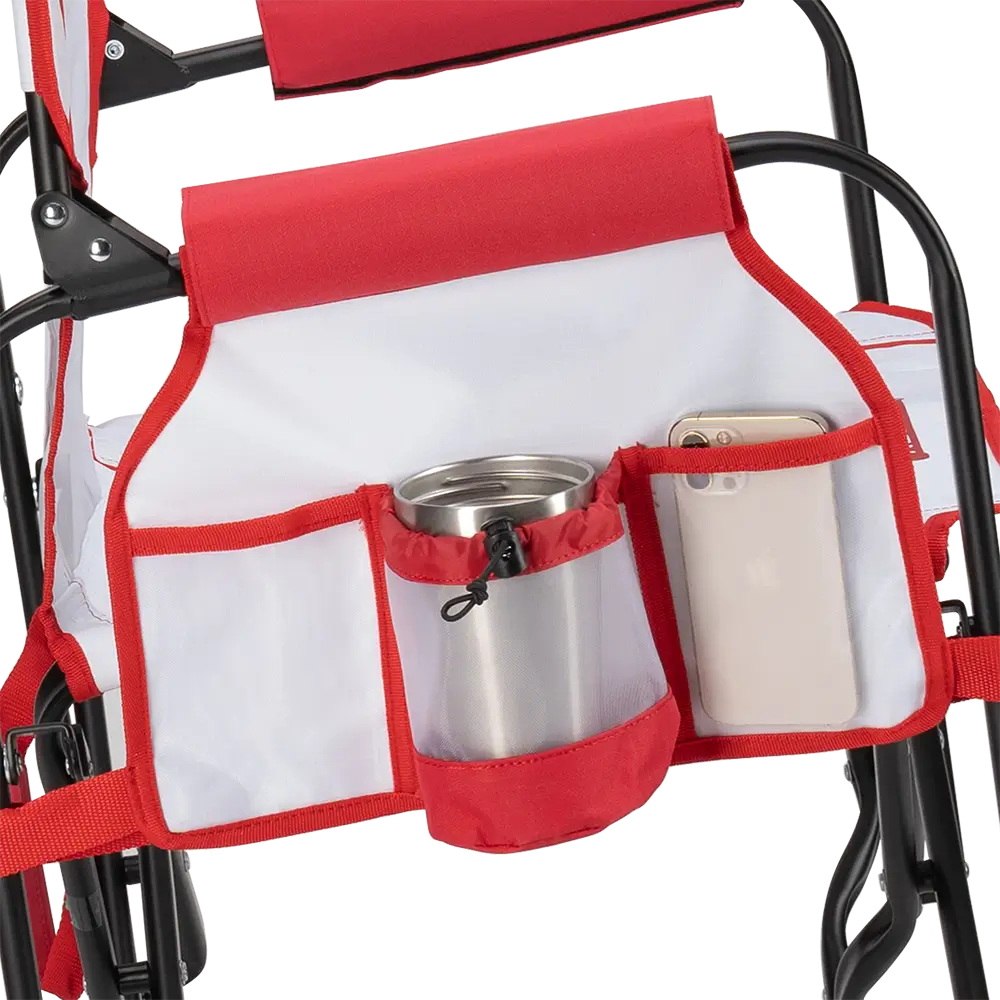 Smooth Motion Stowaway Rocker - Choice 794 - Heavy-Duty Kickback Rocker with Beverage Holder Detail