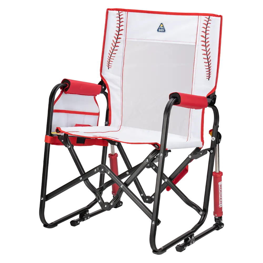 Smooth Motion Stowaway Rocker - Choice 794 - Heavy-Duty Kickback Rocker with Beverage Holder Detail
