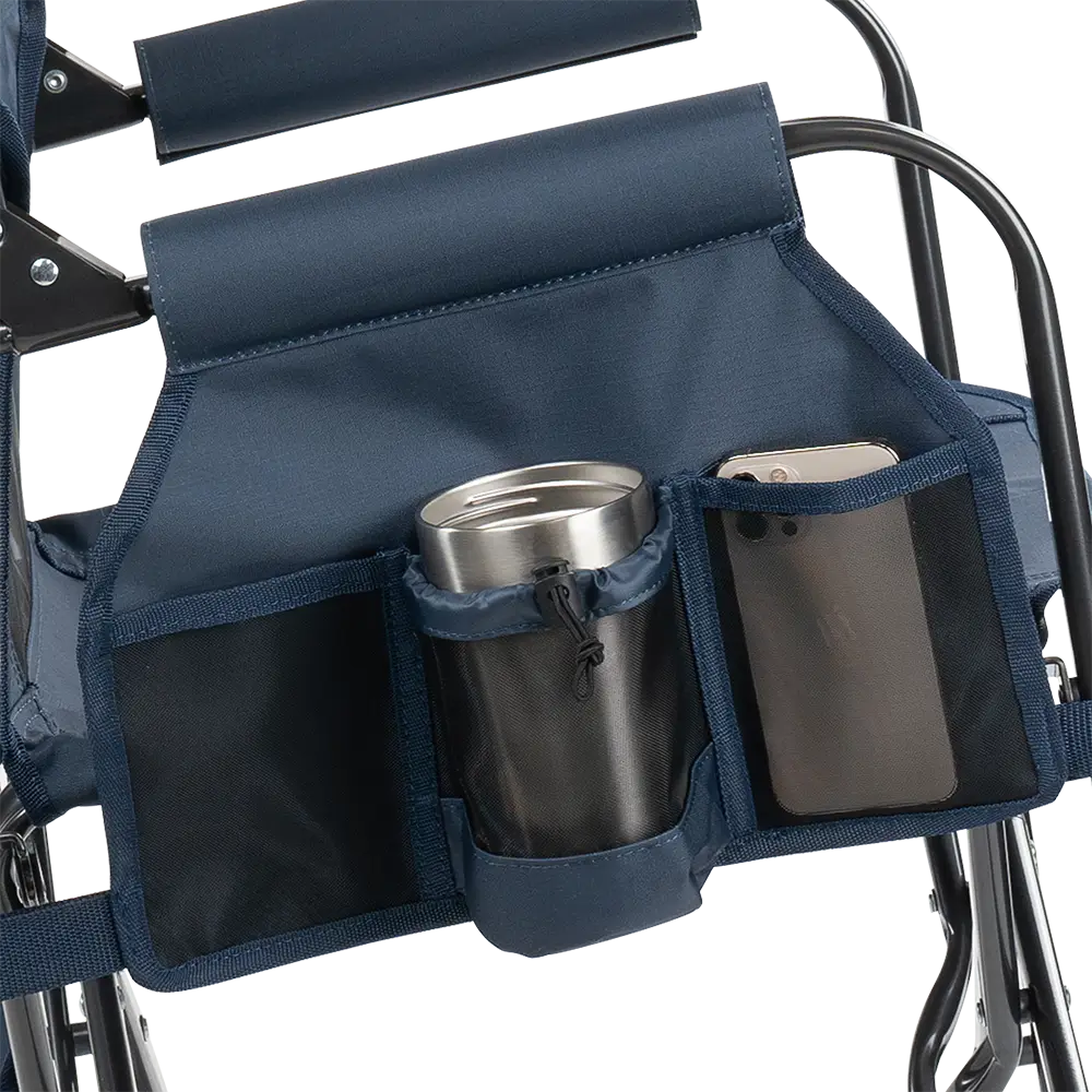 Smooth Motion Stowaway Rocker - Choice 794 - Heavy-Duty Kickback Rocker with Beverage Holder Detail