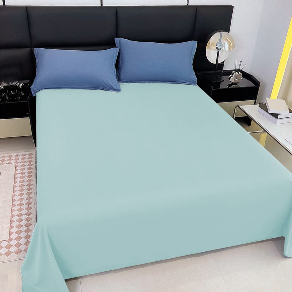 Premium Egyptian Cotton Under $5 Clearance! InsCrazy Bed Sheet, 100% Cotton Household Solid Color, Soft and breathable Bed Sheet Piece 66 x 96" - Breathable Egyptian Cotton Flat & Fitted Sheets Detail