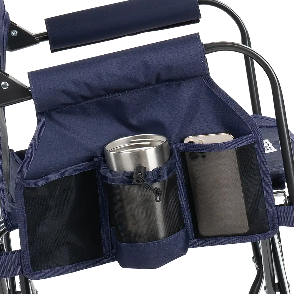 Smooth Motion Stowaway Rocker - Choice 794 - Heavy-Duty Kickback Rocker with Beverage Holder Detail
