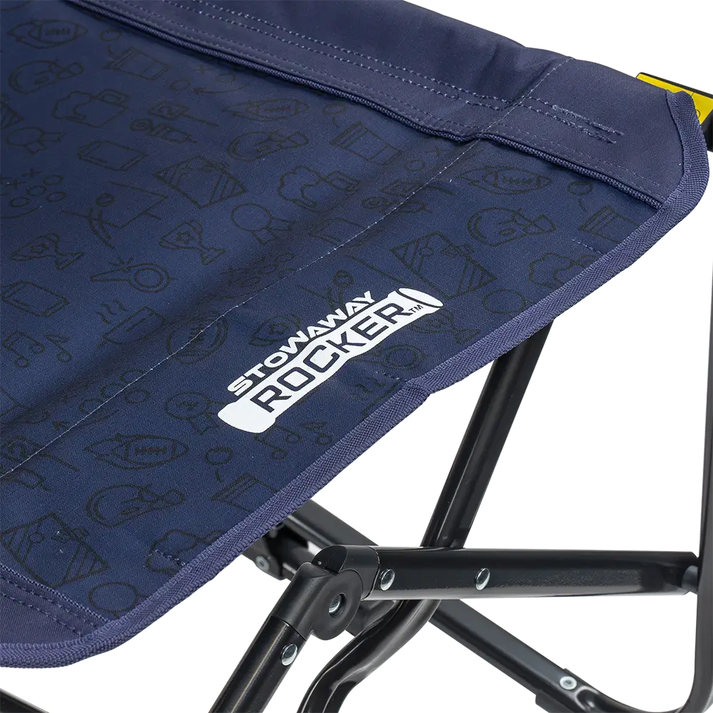 Smooth Motion Stowaway Rocker - Choice 794 - Heavy-Duty Kickback Rocker with Beverage Holder Detail