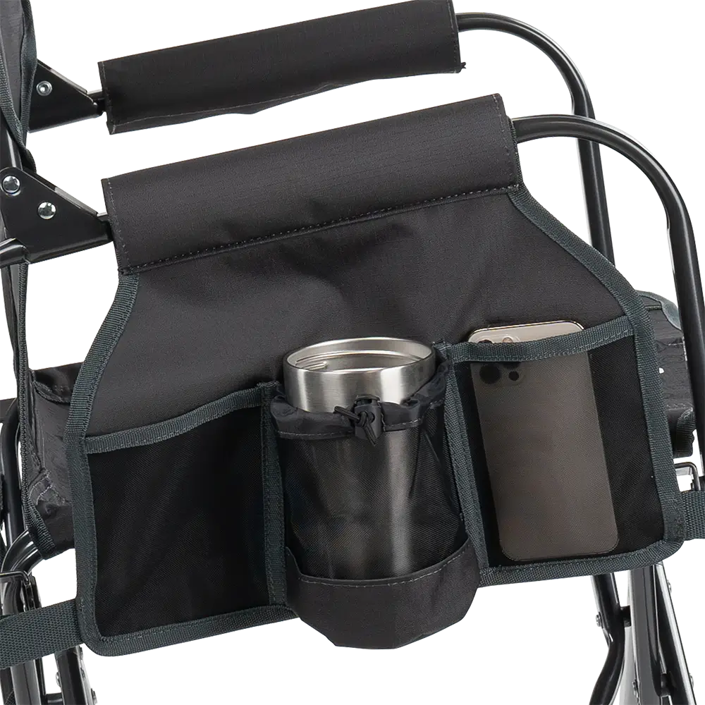 Smooth Motion Stowaway Rocker - Choice 794 - Heavy-Duty Kickback Rocker with Beverage Holder Detail