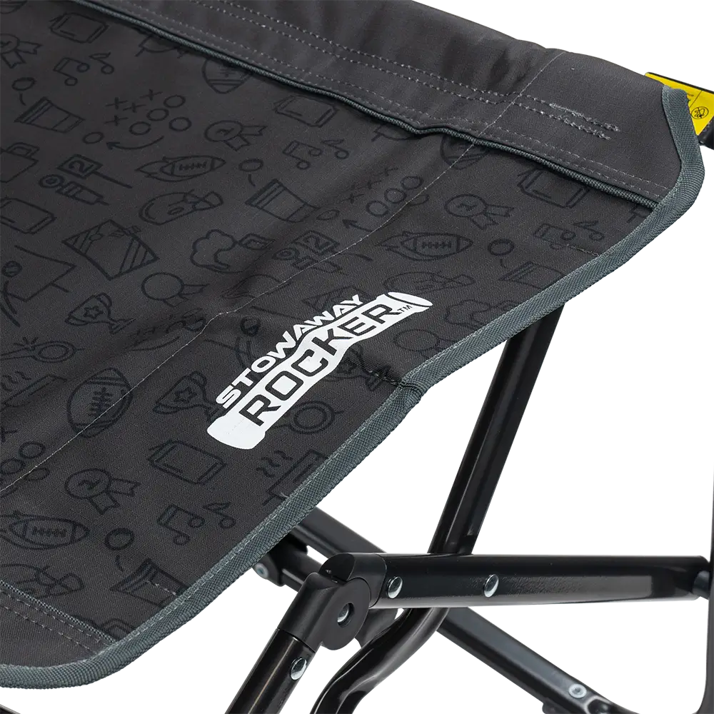 Smooth Motion Stowaway Rocker - Choice 794 - Heavy-Duty Kickback Rocker with Beverage Holder Detail