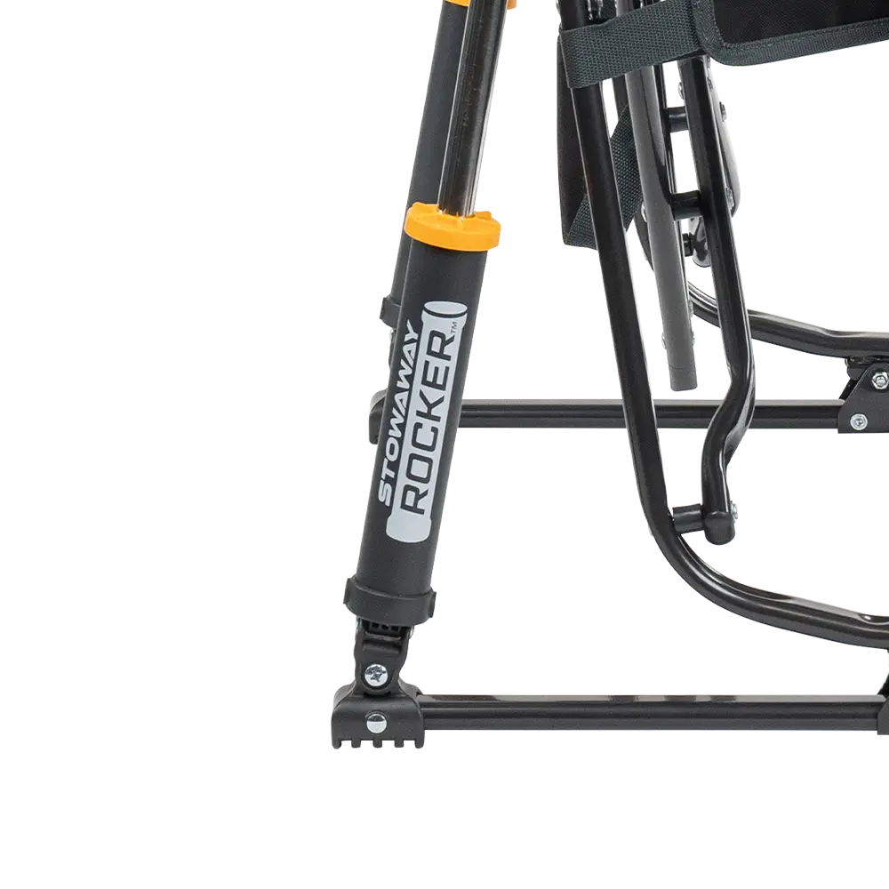 Smooth Motion Stowaway Rocker - Choice 794 - Heavy-Duty Kickback Rocker with Beverage Holder Detail