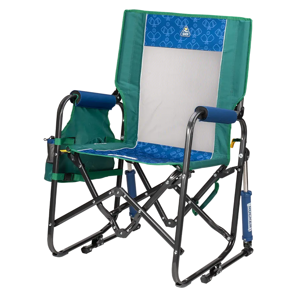 Smooth Motion Stowaway Rocker - Choice 794 - Heavy-Duty Kickback Rocker with Beverage Holder Detail