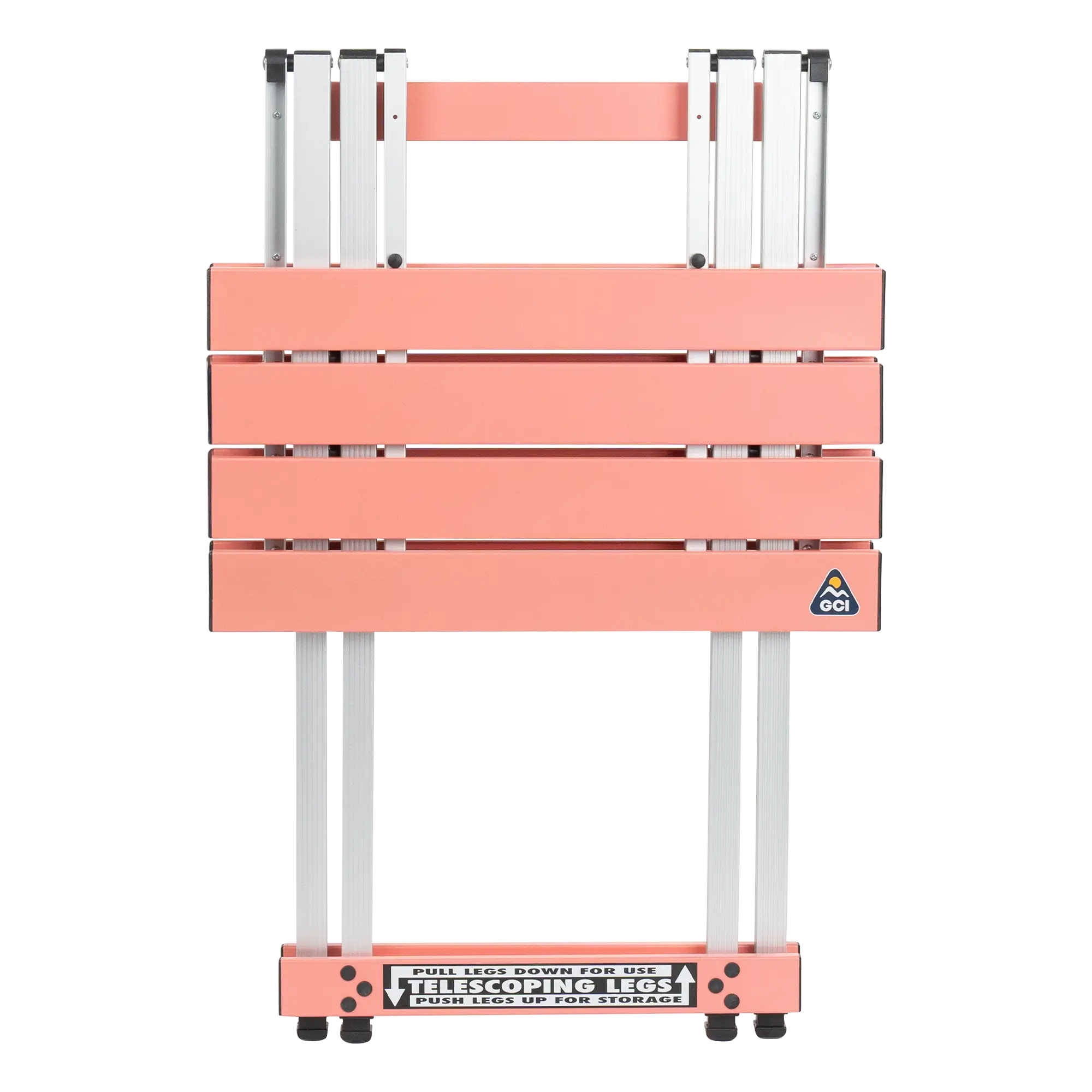 Portable Staging Compact Camp Table 20 - Choice 513 - Slim-Fold Outdoor Cook Station with Storage Shelves Detail