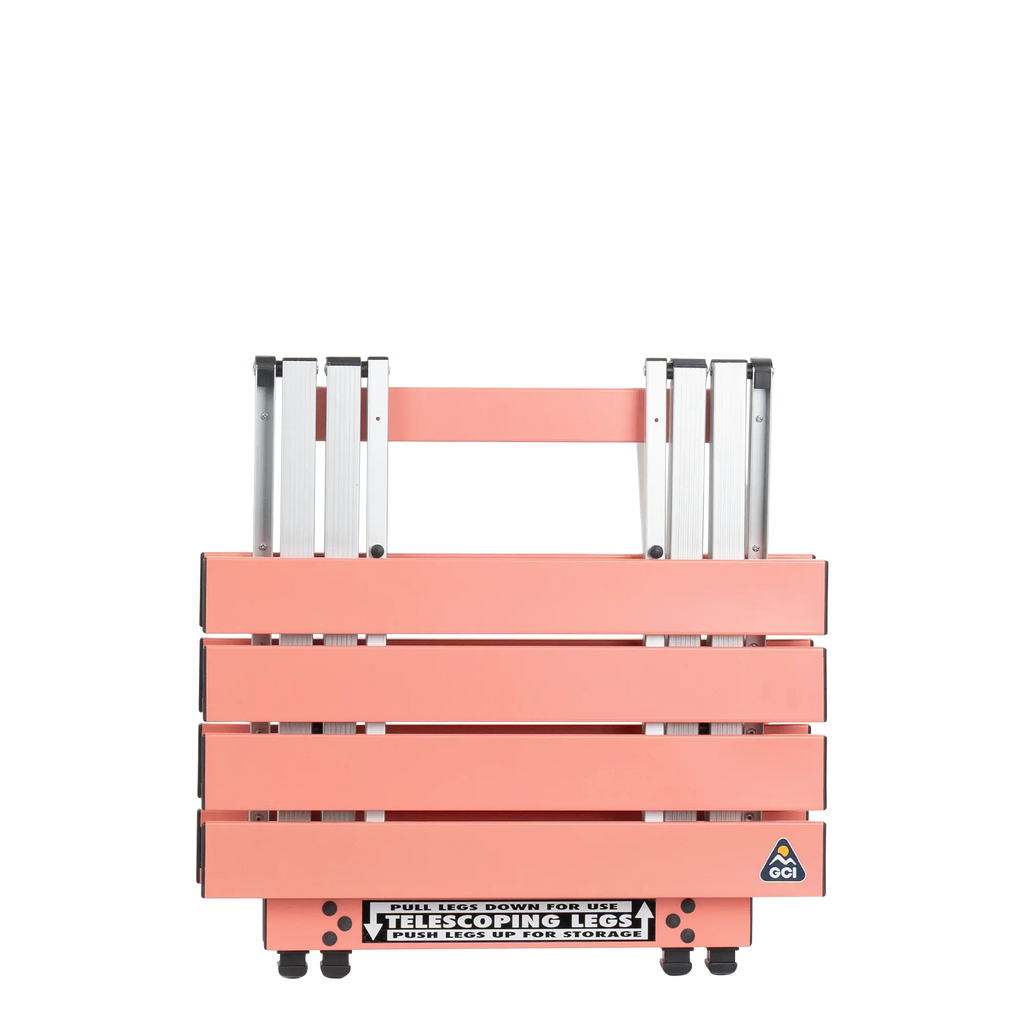 Portable Staging Compact Camp Table 20 - Choice 513 - Slim-Fold Outdoor Cook Station with Storage Shelves Detail