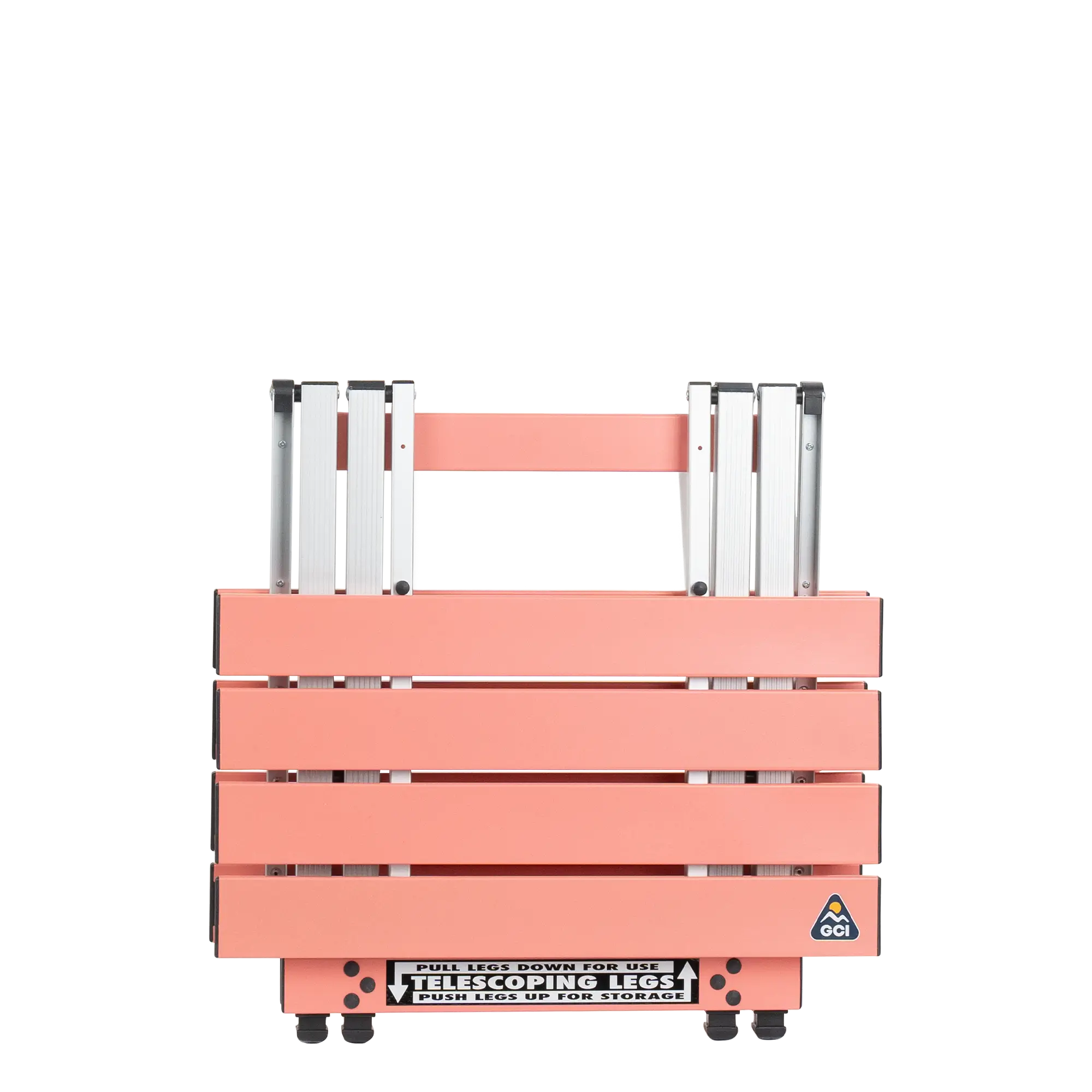 Portable Staging Compact Camp Table 20 - Choice 513 - Slim-Fold Outdoor Cook Station with Storage Shelves Detail