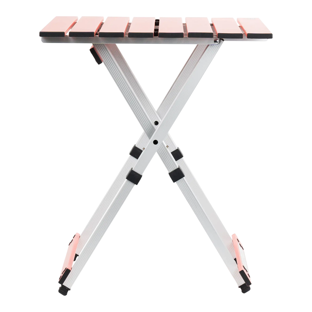 Portable Staging Compact Camp Table 20 - Choice 513 - Slim-Fold Outdoor Cook Station with Storage Shelves Detail