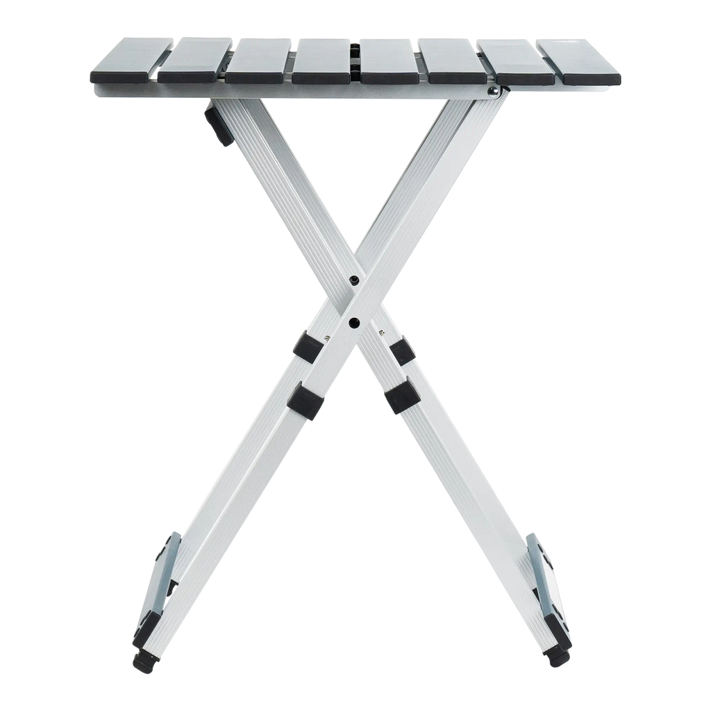 Portable Staging Compact Camp Table 20 - Choice 513 - Slim-Fold Outdoor Cook Station with Storage Shelves Detail