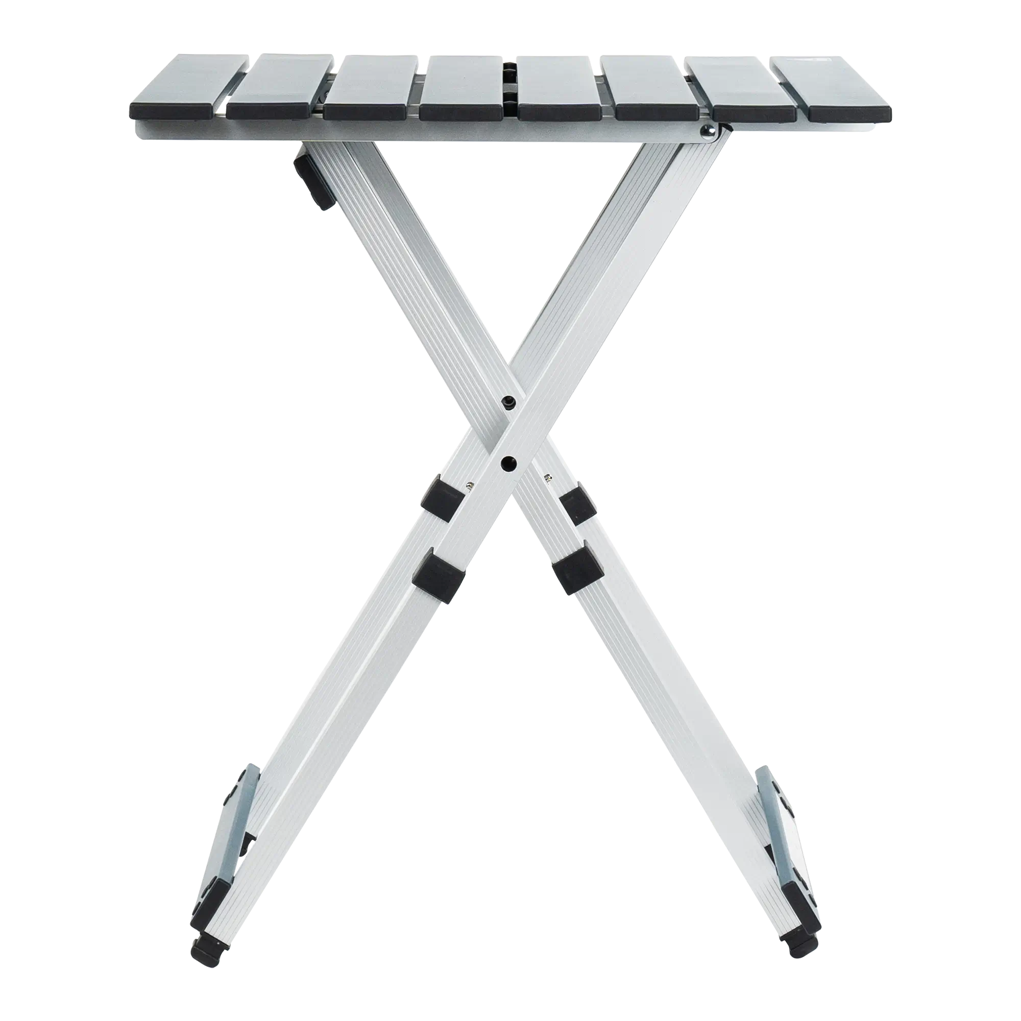 Portable Staging Compact Camp Table 20 - Choice 513 - Slim-Fold Outdoor Cook Station with Storage Shelves Detail