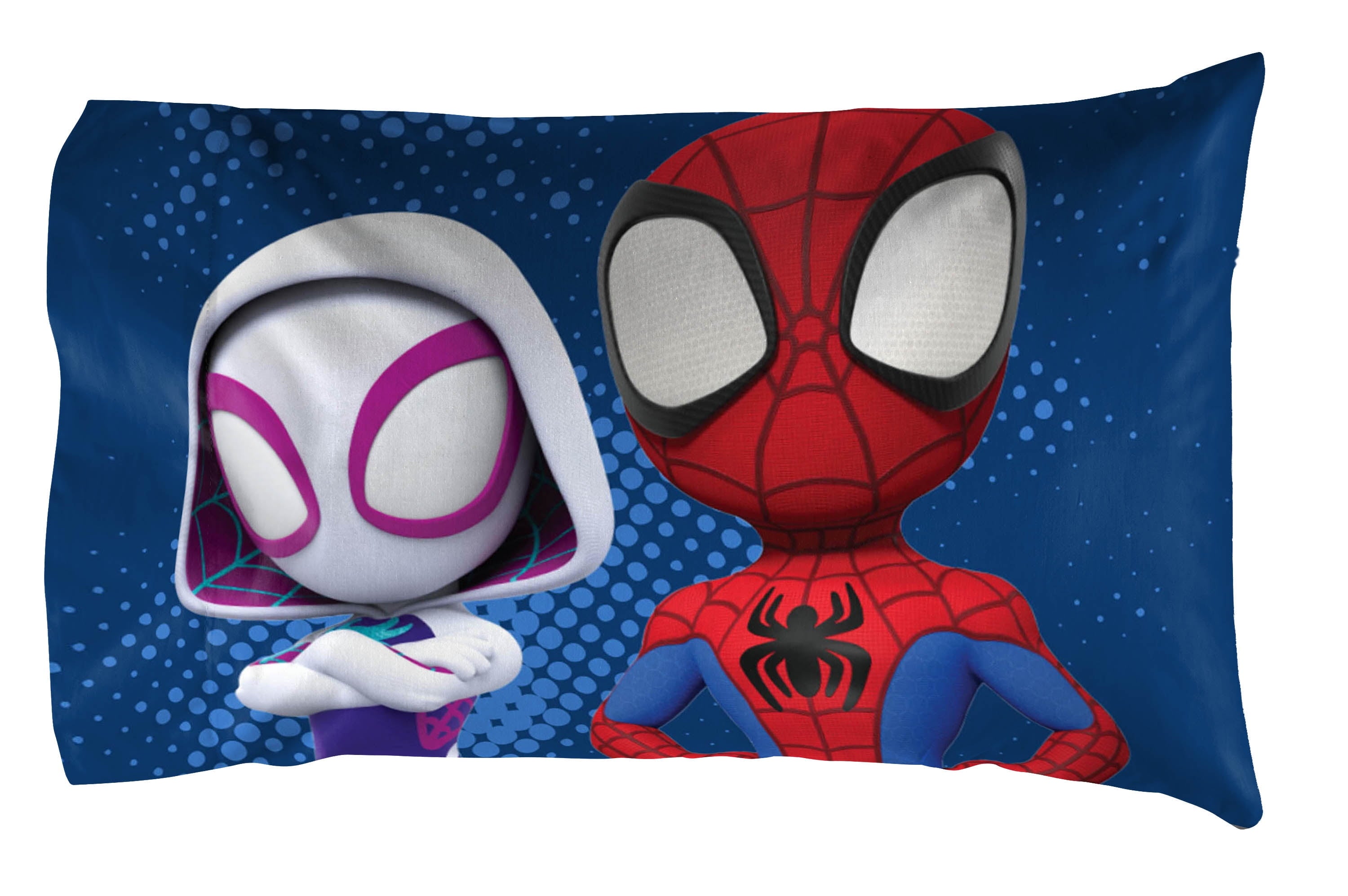 Hypoallergenic Cloud Spidey Amazing Friends Kids 2-Piece Twin/Full Reversible Comforter Set, Microfiber, Red - All-Season Down Alternative Comforter Insert Detail