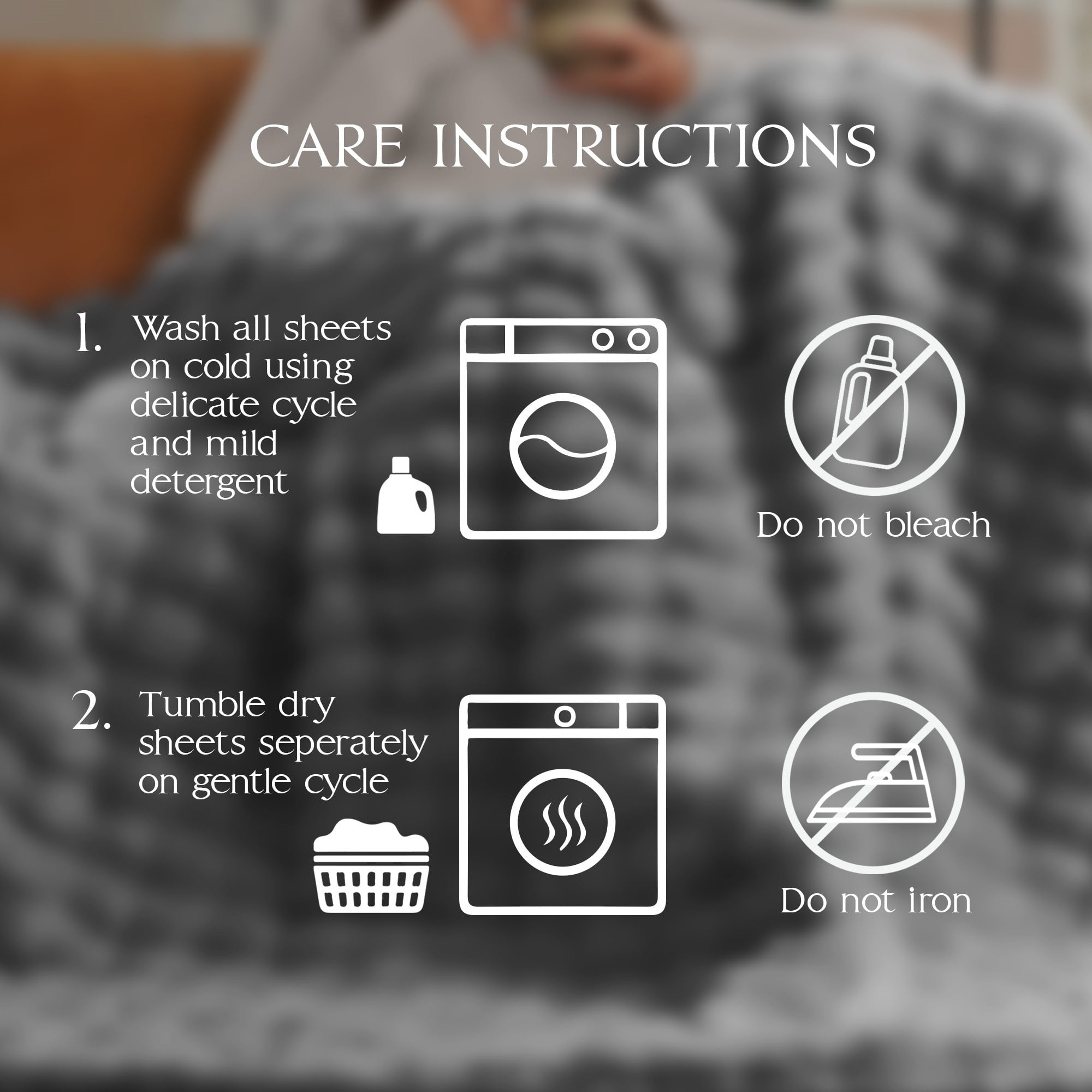 Reversible Sherpa Serenade Gray Textured Faux Fur Throw Blanket, 50 x 70 - Cozy Fleece Throw Blanket for Couch & Bed Detail