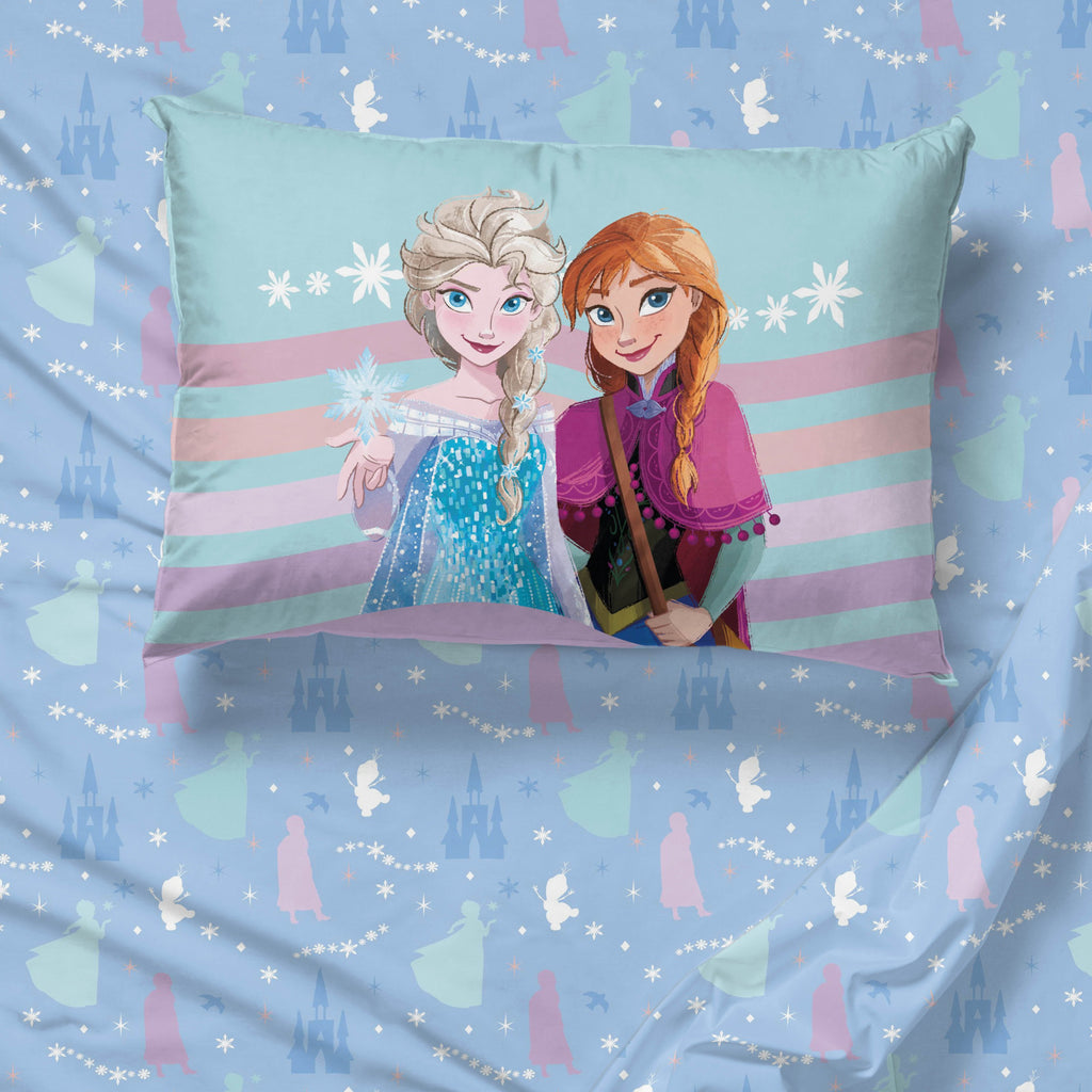 Hypoallergenic Cloud The Poet Inside 5 Piece Twin Size Kids Comforter Set wth Sham - Super Soft Elsa Bed Set for Kids - Cloud-Like Soft Lightweight Bed Comforter Detail