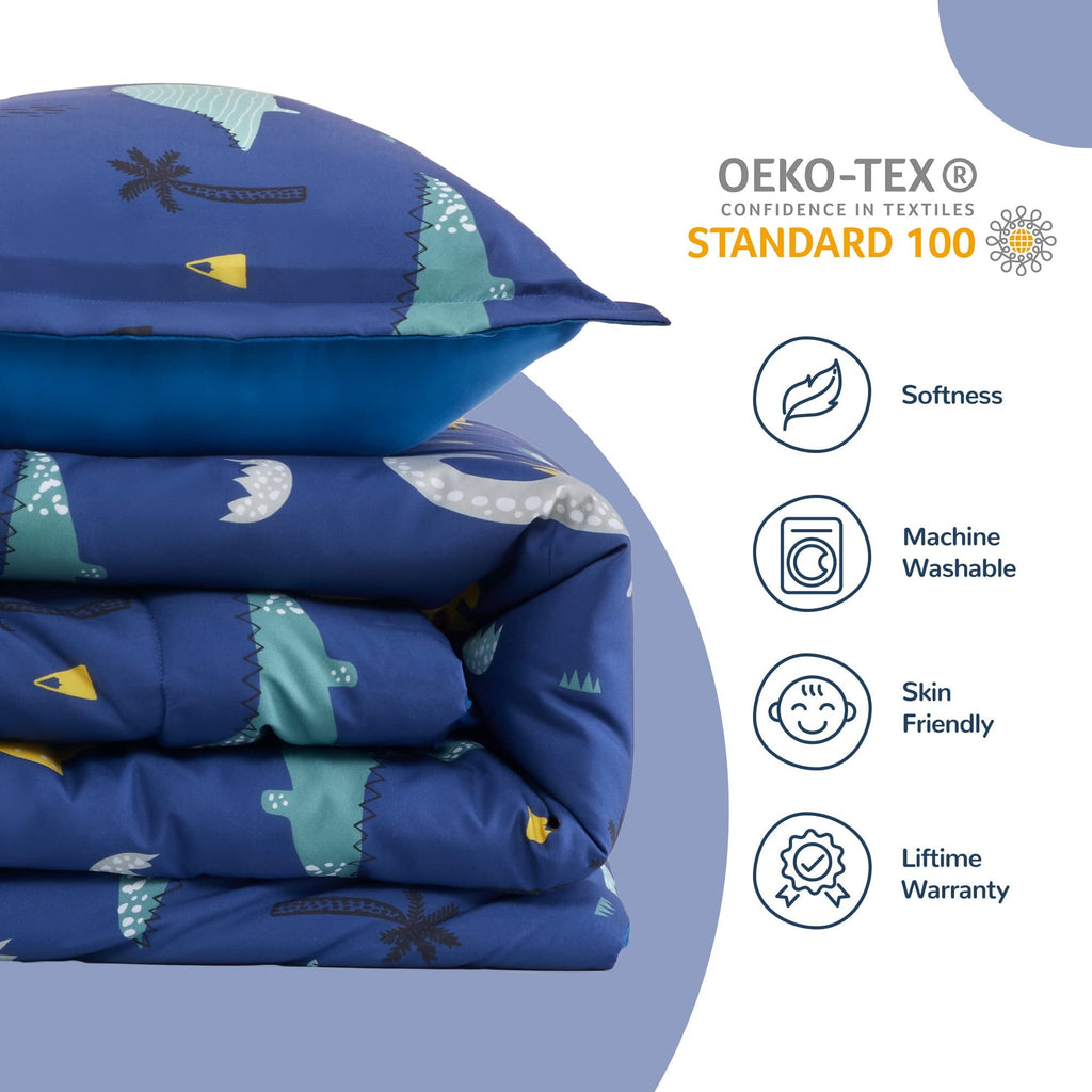 Hypoallergenic Cloud Kids Bedding Comforter Set Twin/Twin Xl Size - Super Soft & Cute Printed 2-Piece Comforter Set All Seasons for Boys, ... - Cloud-Like Soft Lightweight Bed Comforter Detail