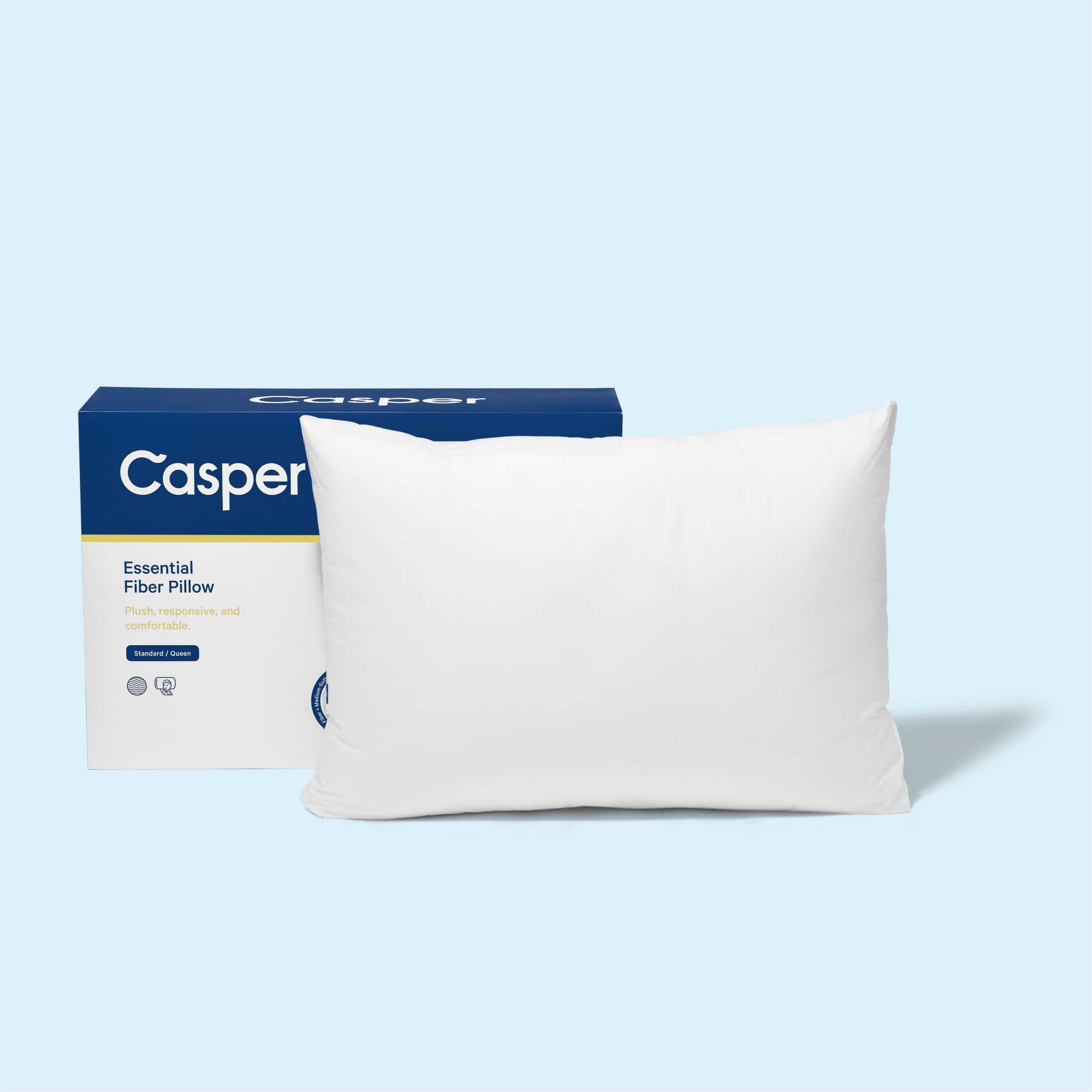 Fluffy Shredded Essential Pillow, Standard - Orthopedic Shredded Foam Bed Pillow Set Detail