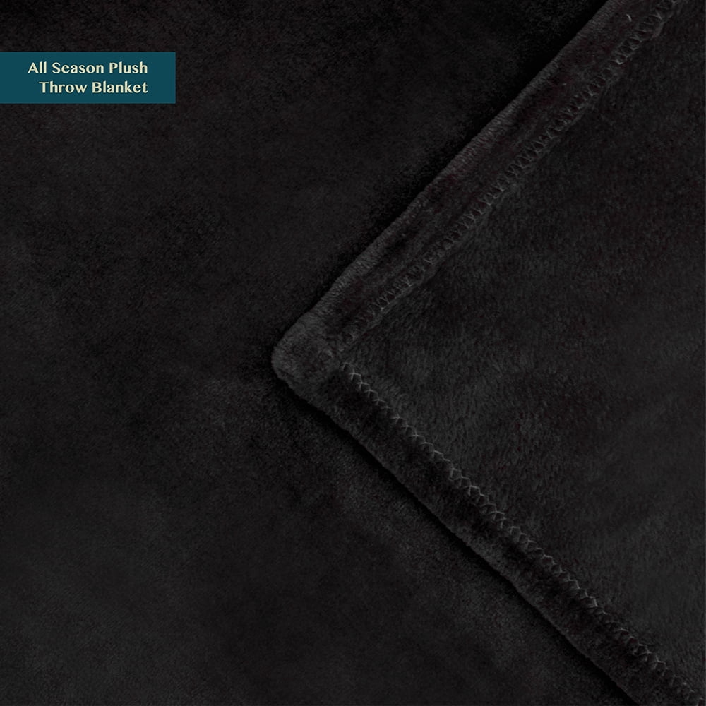 Super Soft Flannel Fleece Blanket Throw | Super Soft, Plush, Luxury Flannel Throw | Lightweight Microfiber Blanket for Sofa Couch Bed 50... - Cozy Fleece Throw Blanket for Couch & Bed Detail