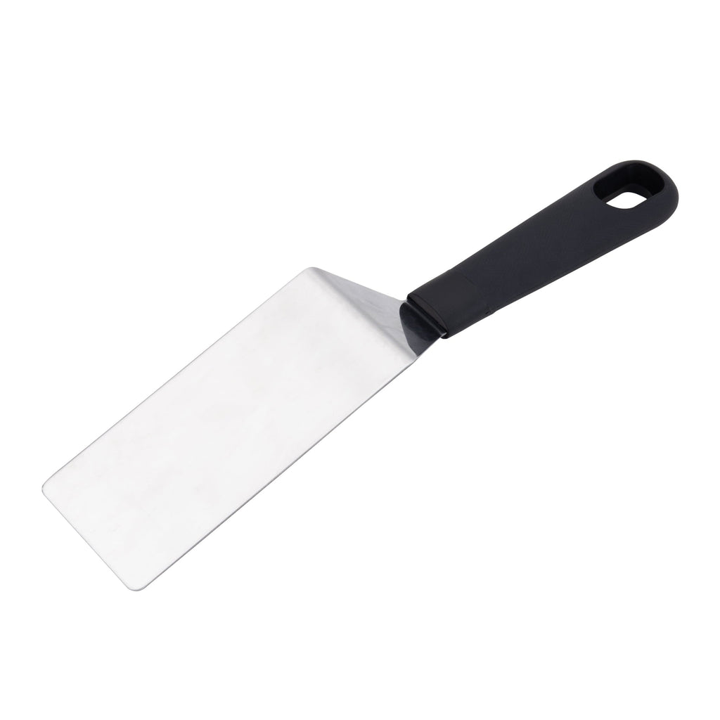 Professional Grade Stainless Steel Mini Dessert Spatula with Softgrip Handle for Serving Pancakes or Desserts - Professional Kitchen Tool for Culinary Enthusiasts Detail