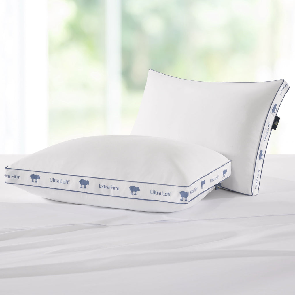 Fluffy Shredded Ultra Loft Standard/Queen Bed Pillow, Extra Firm Support - Ergonomic Memory Foam Pillow for Neck Pain Support Detail