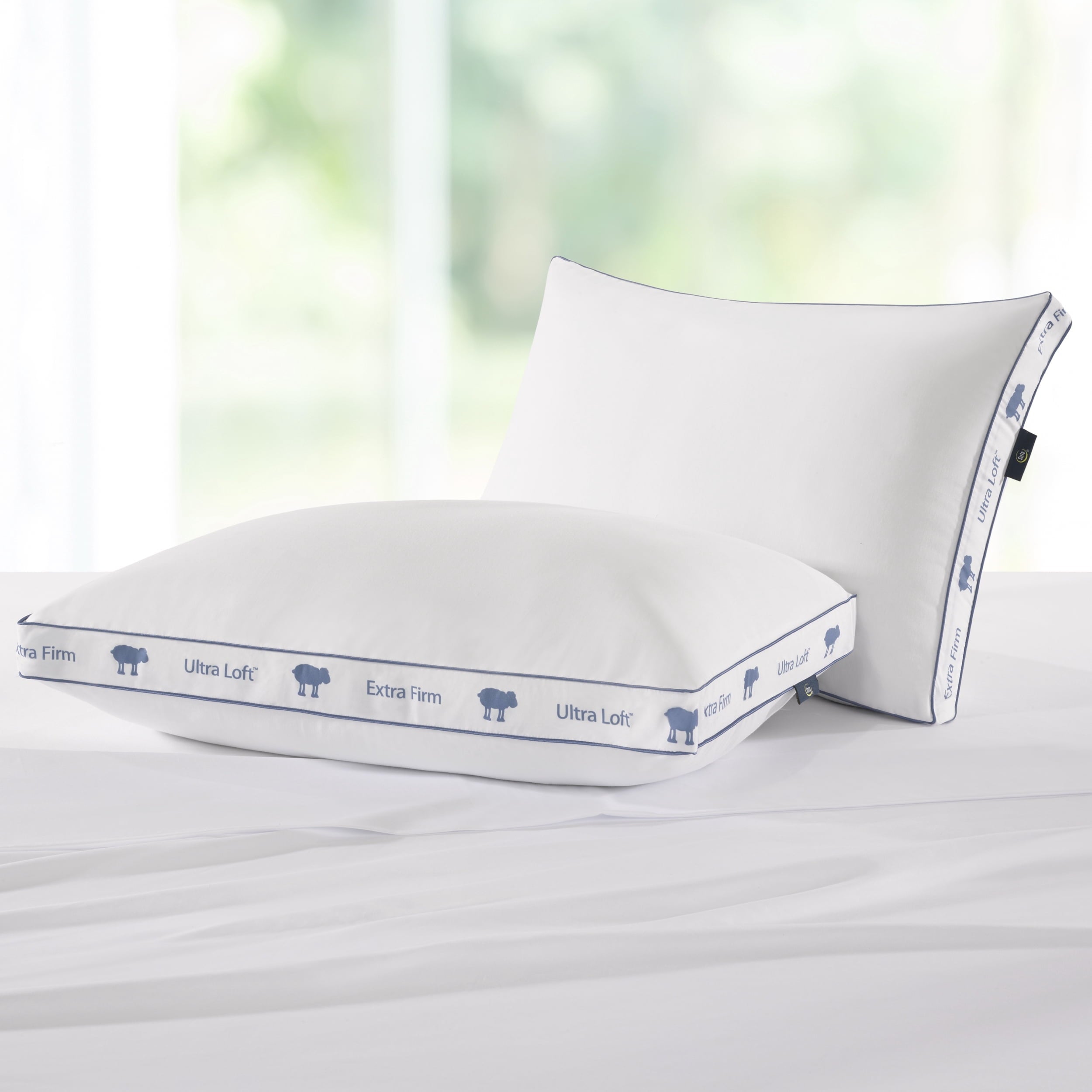 Fluffy Shredded Ultra Loft Standard/Queen Bed Pillow, Extra Firm Support - Ergonomic Memory Foam Pillow for Neck Pain Support Detail