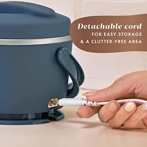 Rapid Heating Crock-Pot Electric Lunch Box Food Warmer 20oz – Faded Blue S22V - Portable Electric Lunch Box Food Warmer Detail
