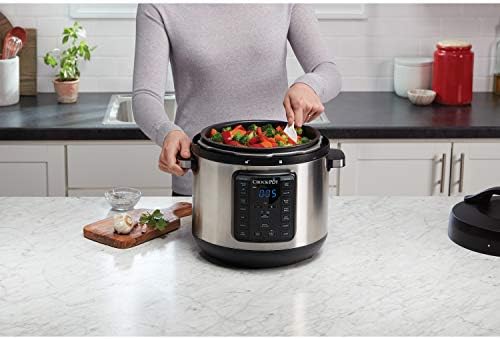 High-Pressure Crock-Pot 8 Quart Express Crock Multi-Use Pressure Cooker S05K - Digital Pressure Cooker with Multi-Safety Protection Detail