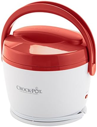 Portable Electric Crock-Pot Portable Lunch Food Warmer – Red S04M - Leak-Proof Heated Bento Box Lunch Warmer Detail