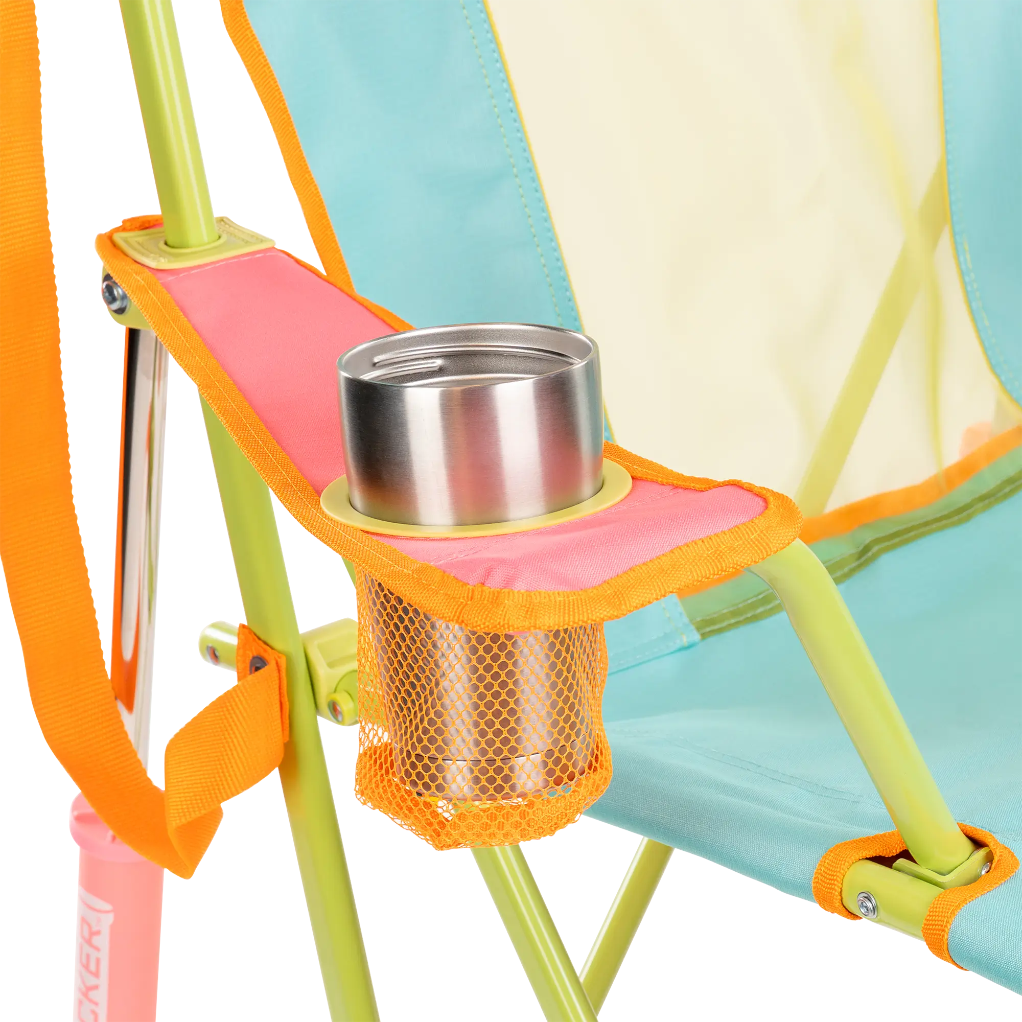 Heavy-Duty Freestyle Comfort Pro Rocker - Choice 375 - Patented Spring-Action Rocking Chair for Camping Detail