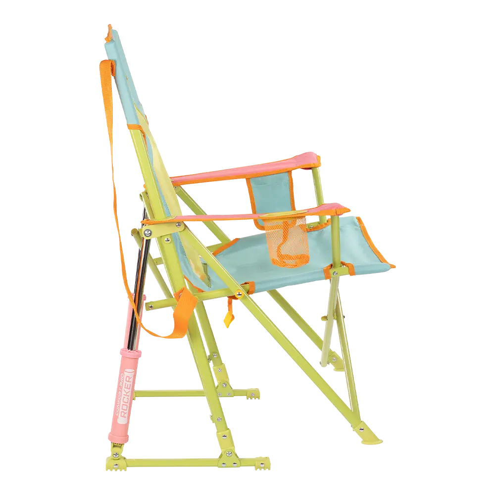 Heavy-Duty Freestyle Comfort Pro Rocker - Choice 375 - Patented Spring-Action Rocking Chair for Camping Detail