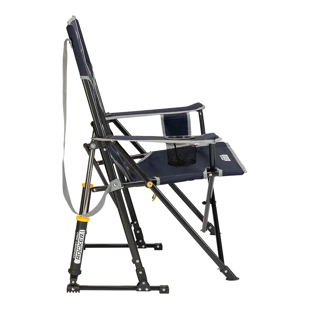 Heavy-Duty Freestyle Comfort Pro Rocker - Choice 375 - Patented Spring-Action Rocking Chair for Camping Detail