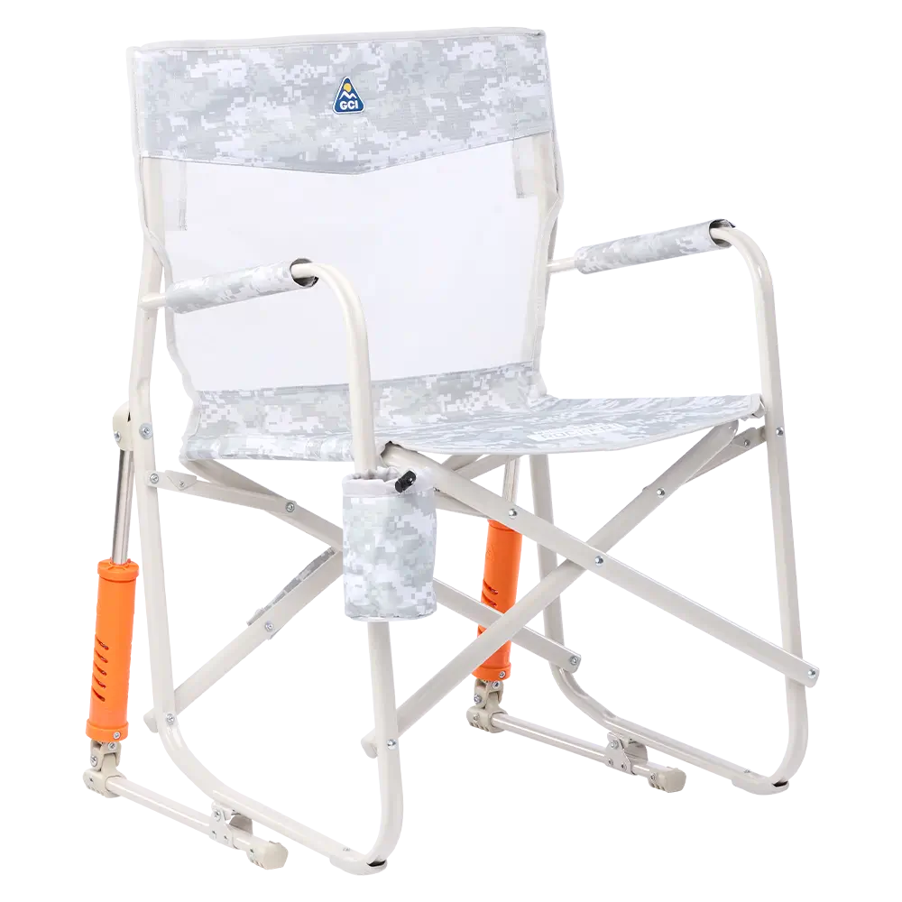 Smooth Motion Freestyle Rocker Elite - Choice 460 - RoadTrip Rocker Smooth Motion Camp Chair - Snow Camo