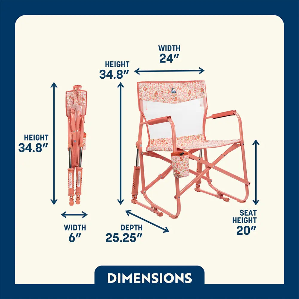 Smooth Motion Freestyle Rocker Elite - Choice 460 - RoadTrip Rocker Smooth Motion Camp Chair Detail