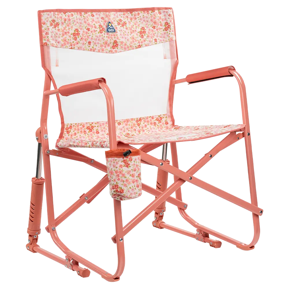 Smooth Motion Freestyle Rocker Elite - Choice 460 - RoadTrip Rocker Smooth Motion Camp Chair - Pink Sundress