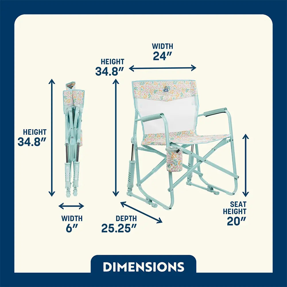 Smooth Motion Freestyle Rocker Elite - Choice 460 - RoadTrip Rocker Smooth Motion Camp Chair Detail