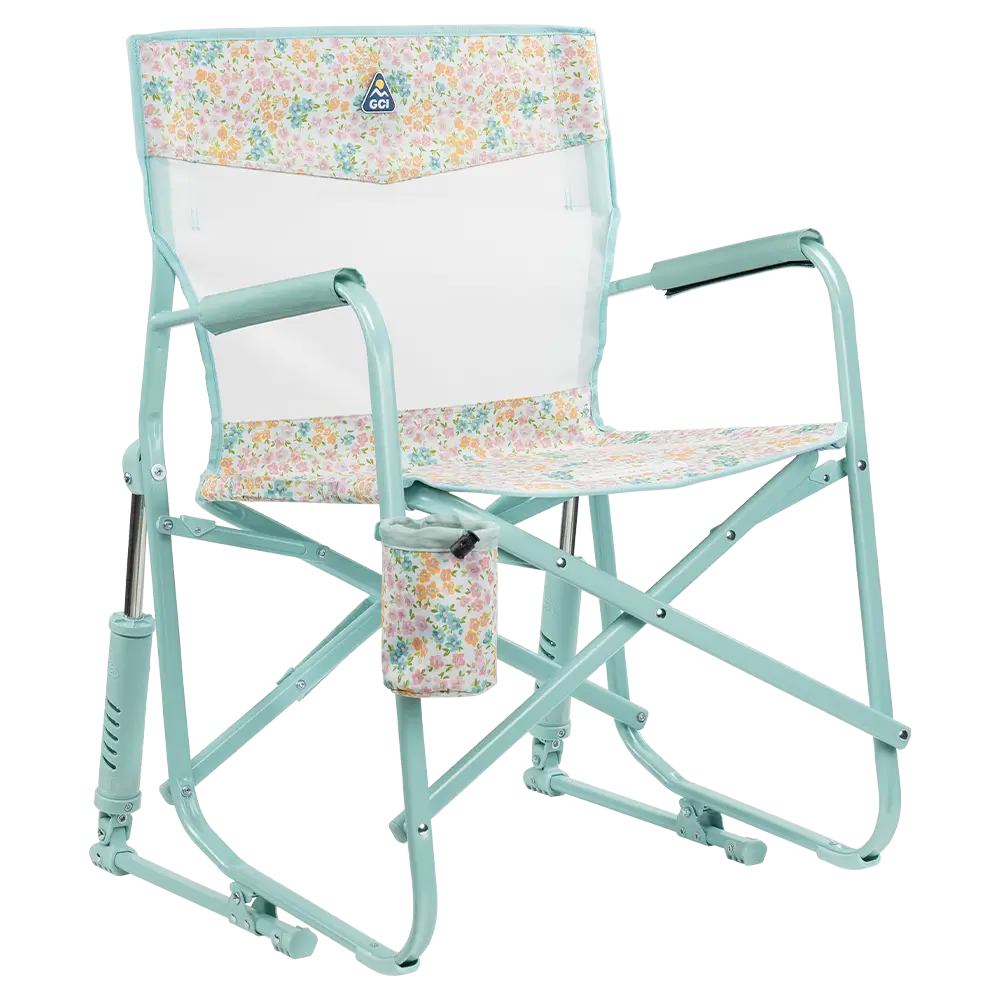 Smooth Motion Freestyle Rocker Elite - Choice 460 - RoadTrip Rocker Smooth Motion Camp Chair - Teal Sundress