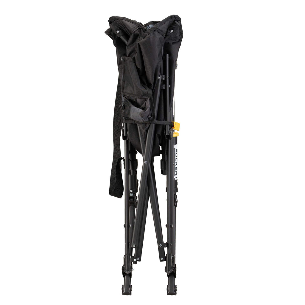 Premium All-Weather Puff Rocker - Choice 731 - Heavy-Duty Kickback Rocker with Beverage Holder Detail