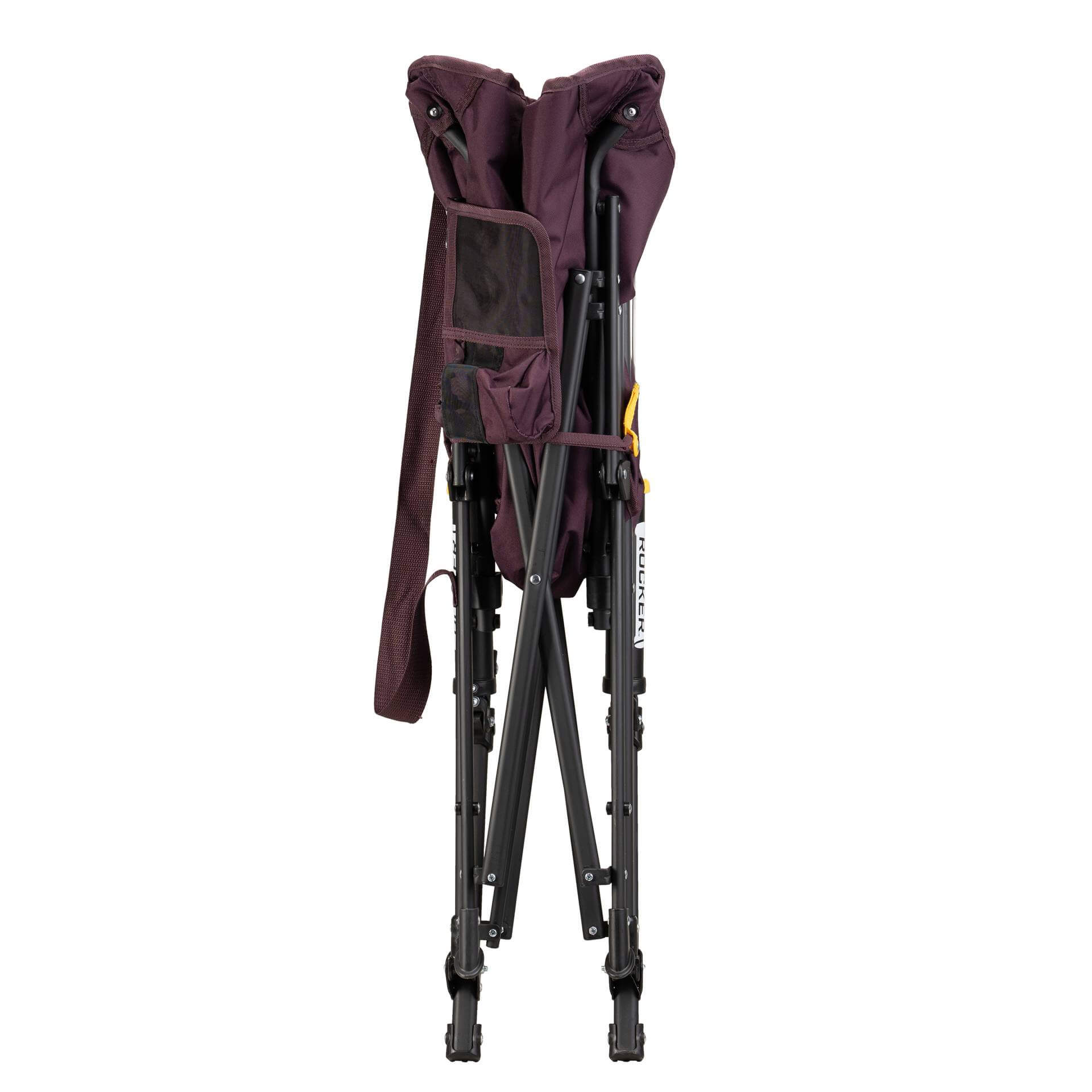 Premium All-Weather Puff Rocker - Choice 731 - Heavy-Duty Kickback Rocker with Beverage Holder Detail