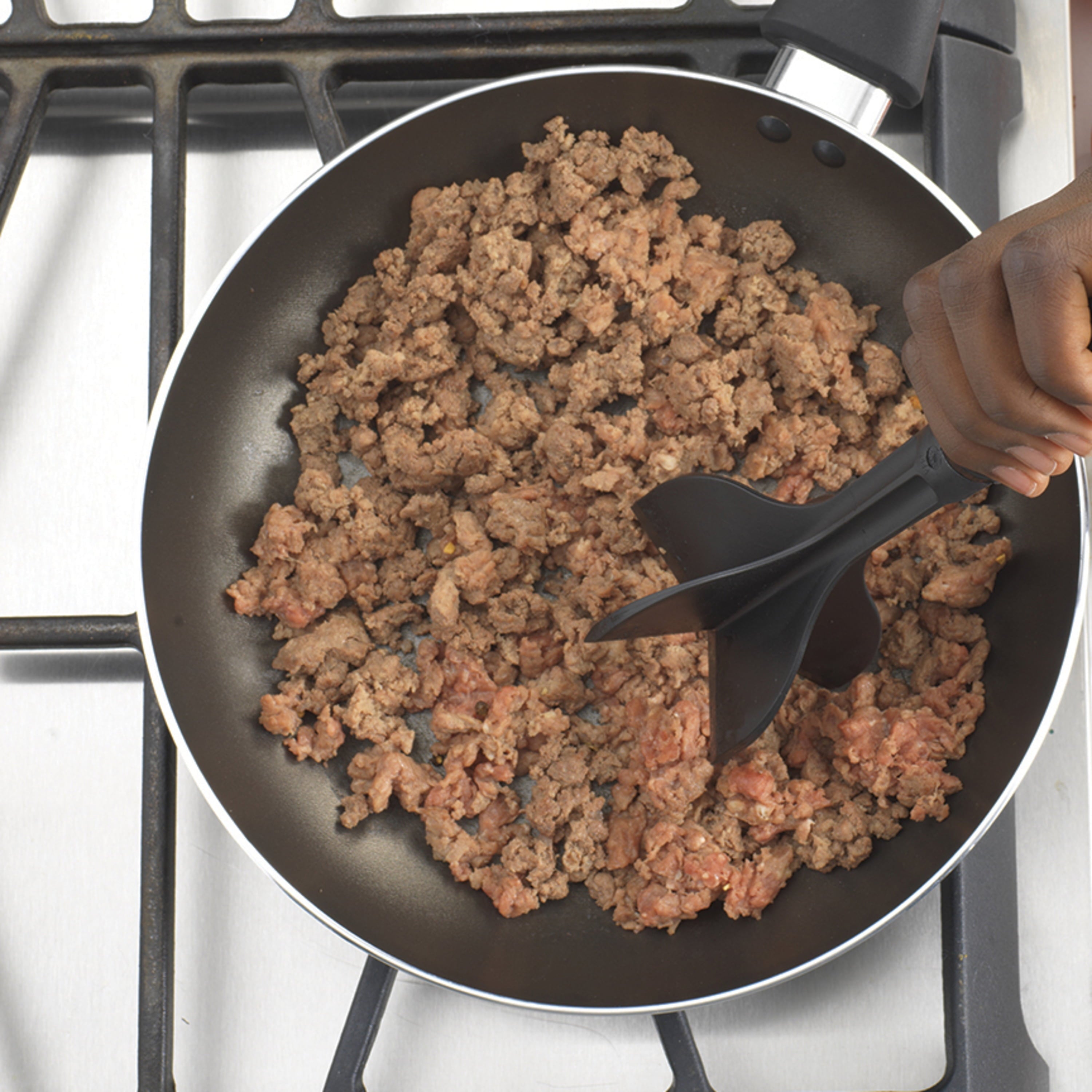 Ergonomic Manual Meat Chopper - Innovative Kitchen Helper for Modern Cooking Detail