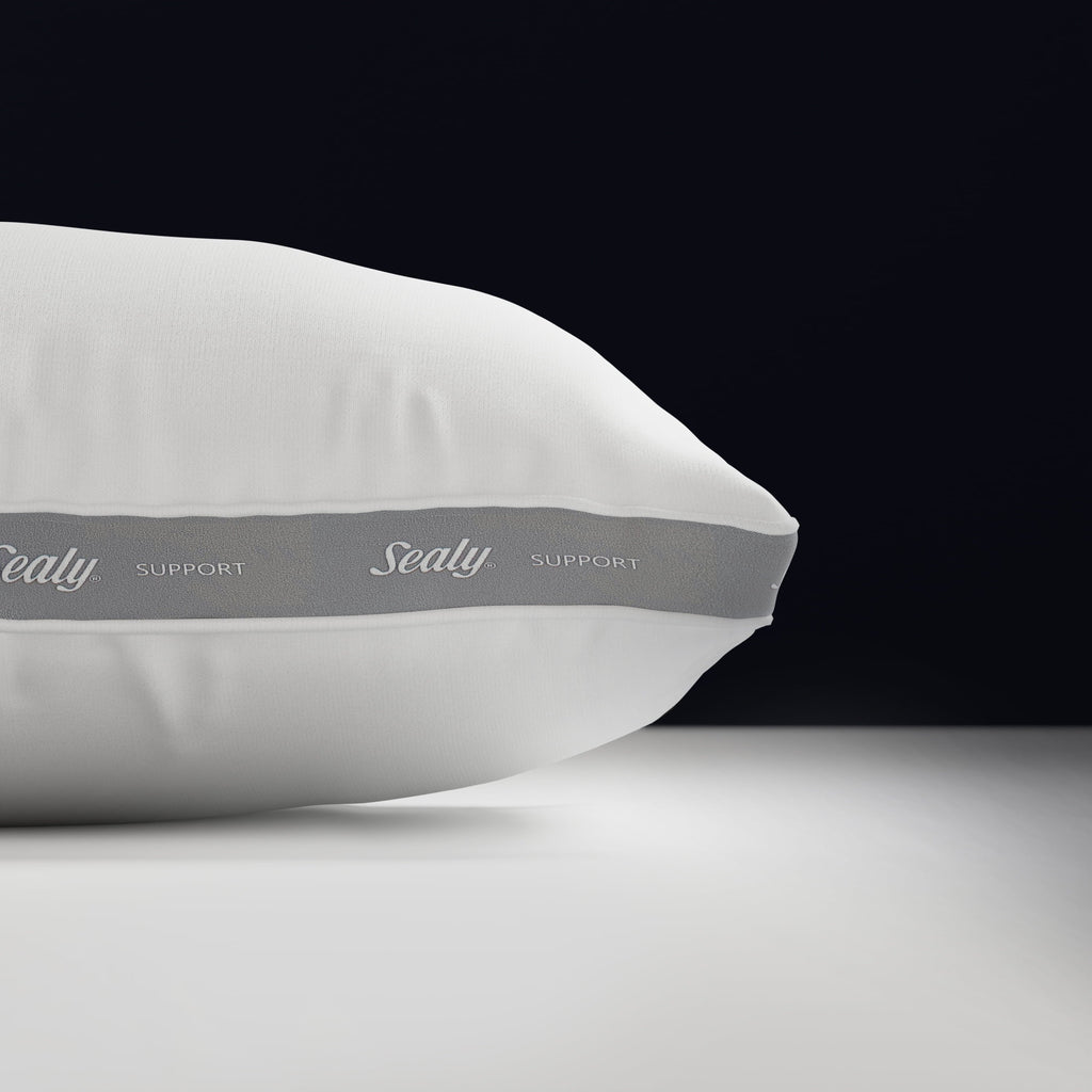 Hotel Collection Extra Firm Support Foam Core Pillow 2pk, King - Ergonomic Memory Foam Pillow for Neck Pain Support Detail
