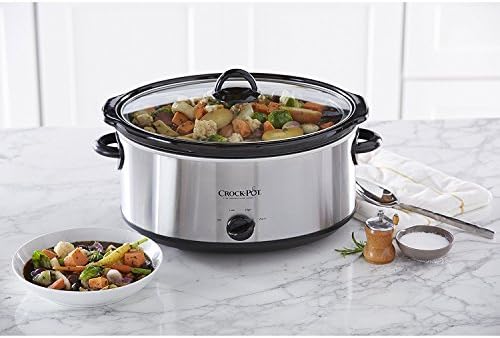 Programmable Crock-Pot 7 Quart Oval Manual Slow Cooker – Stainless Steel S29K - Digital Crock Pot Slow Cooker for Family Meals Detail