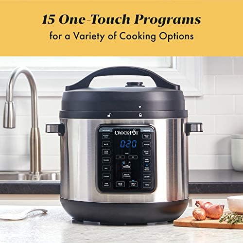 High-Pressure Crock-Pot 8 Quart Express Crock Multi-Use Pressure Cooker S05K - Digital Pressure Cooker with Multi-Safety Protection Detail