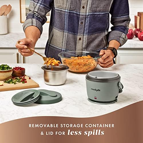 Rapid Heating Crock-Pot Portable Electric Lunch Box Food Warmer – Green S21D - Portable Electric Lunch Box Food Warmer Detail