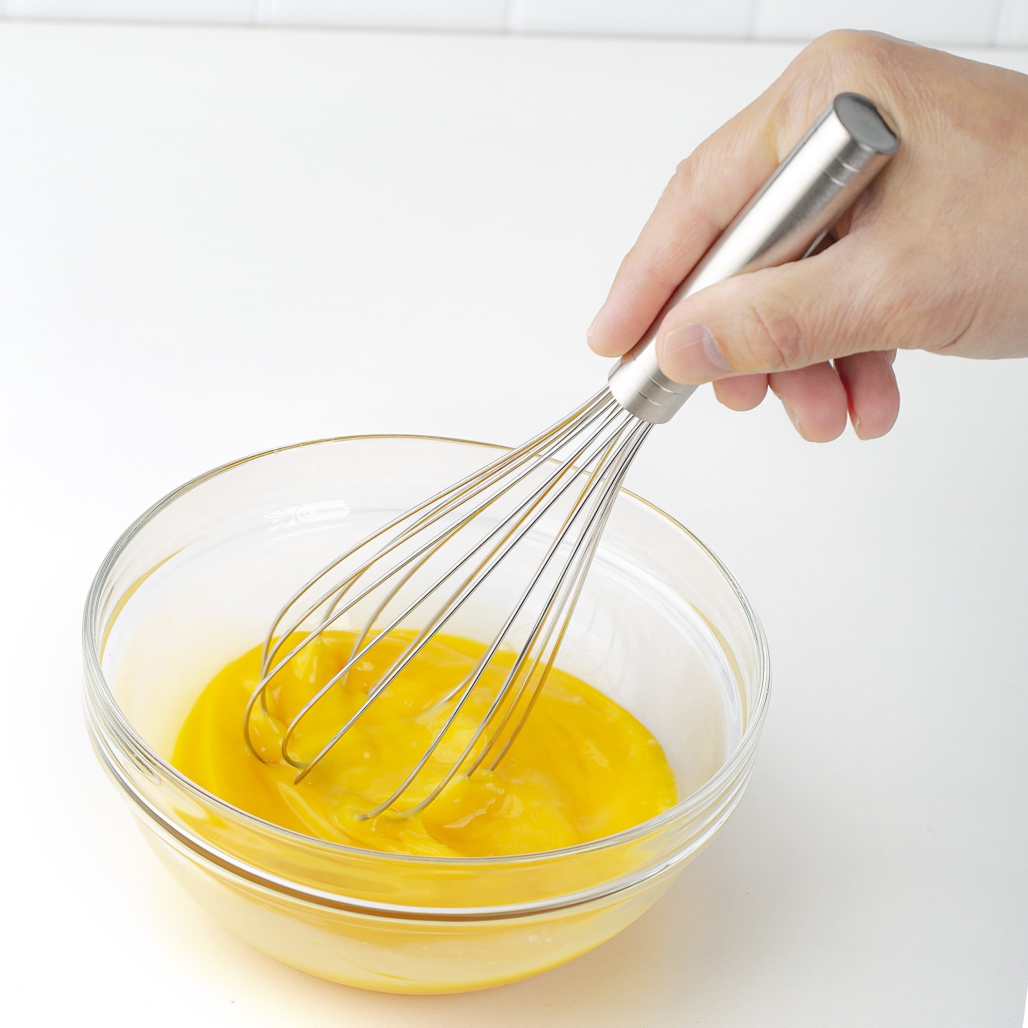 Time-Saving 10" Stainless Steel Balloon Whisk - Kitchen Gadget Tool for Quick Food Prep Detail